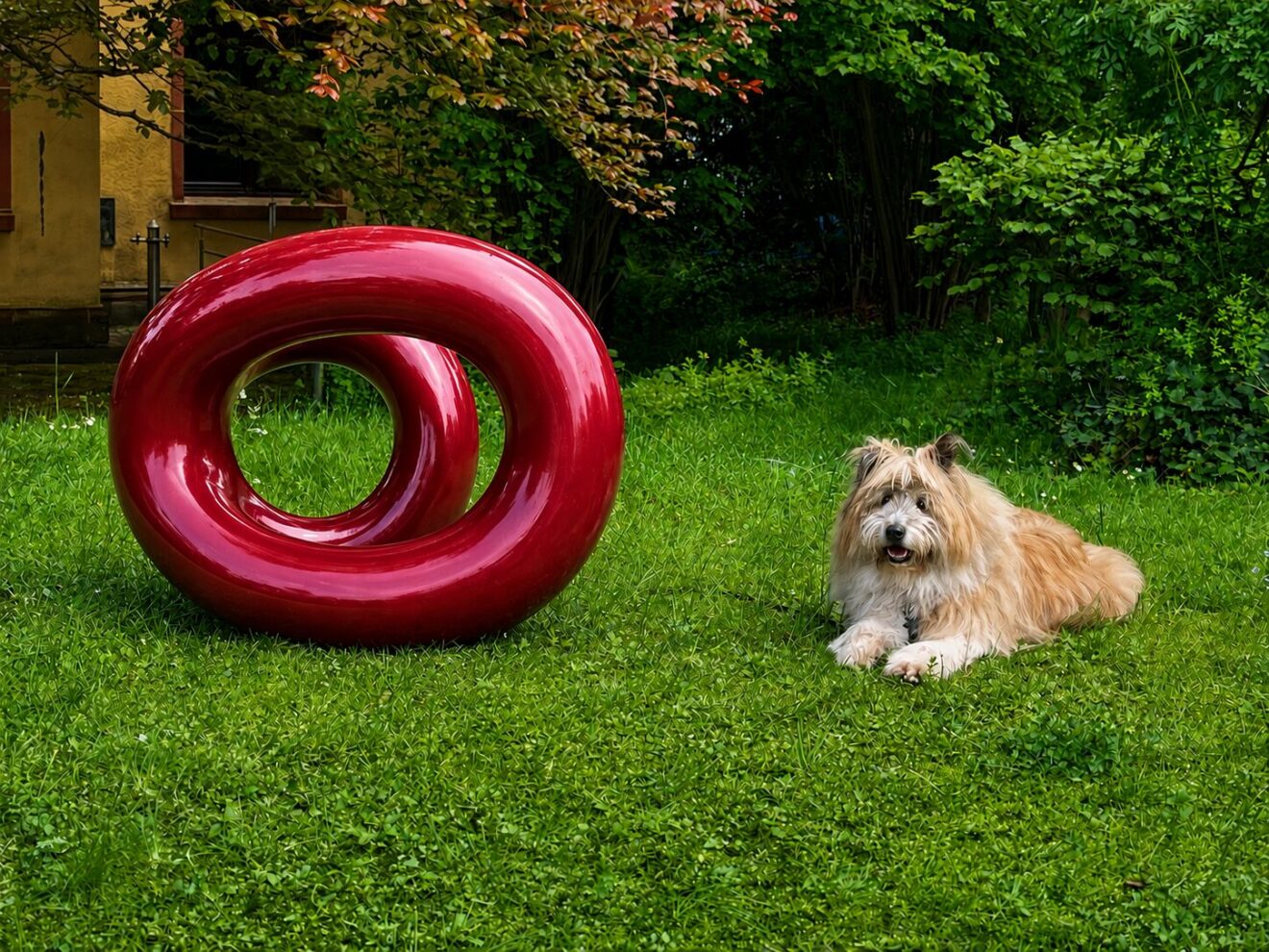 Gartenskulptur 2loops